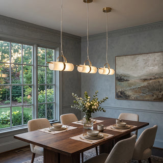 Mini Cylindrical Alabaster Pendant Light | Vidirlighting