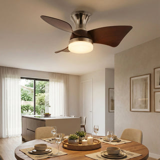 Minimalist Calix 3 Blade Ceiling Fan Light
