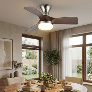 Minimalist Calix 3 Blade Ceiling Fan Light