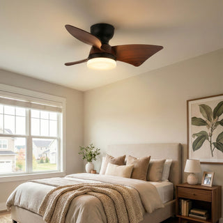 Minimalist Calix 3 Blade Ceiling Fan Light