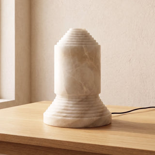 Modern Alabaster Babel Table Lamp