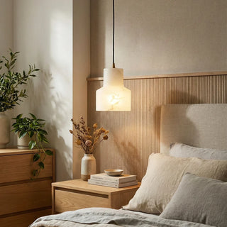 Modern Alabaster Millson Pendnat Light