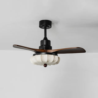 Modern Elira Flower Fabric Ceiling Fan Lights