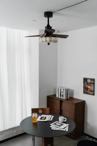 Modern Elira Flower Fabric Ceiling Fan Lights