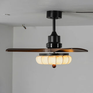 Modern Elira Flower Fabric Ceiling Fan Lights