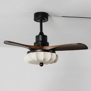 Modern Elira Flower Fabric Ceiling Fan Lights