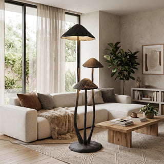 Mori Trio Mushroom Sculptural Floor Lamp