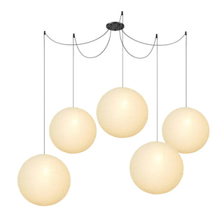 Mulberry Paper Adjustable Modular Pendant Light
