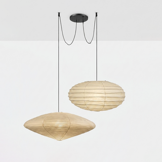Mulberry Paper Adjustable Modular Pendant Light