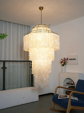 Multi-Layered-Capiz-Shell-Cascading-Chandelier-Vidirlighting4_8 - Vidirlighting