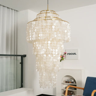 Multi-Layered-Capiz-Shell-Cascading-Chandelier-Vidirlighting4_10 - Vidirlighting