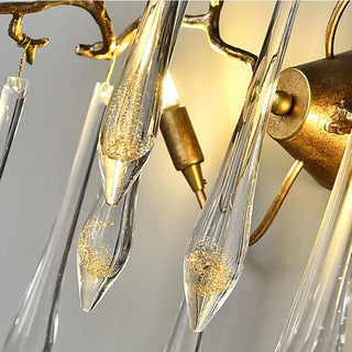 Nature-Inspired Tree Teardrop Wall Lamp