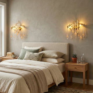 Nature-Inspired Tree Teardrop Wall Lamp