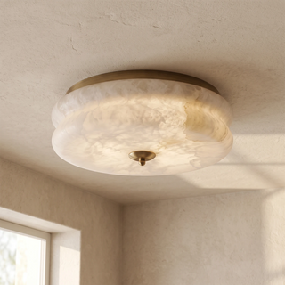 Nimbus Alabaster Flush Mount Ceiling Light