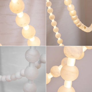 Liora Beaded Alabaster Swag Chandelier