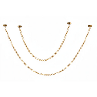 Liora Beaded Alabaster Swag Chandelier