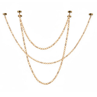 Liora Beaded Alabaster Swag Chandelier