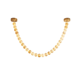 Liora Beaded Alabaster Swag Chandelier