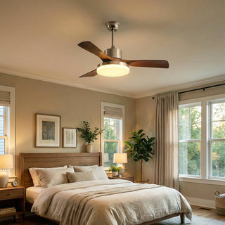Nordic Style Lunet Ceiling Fan Light