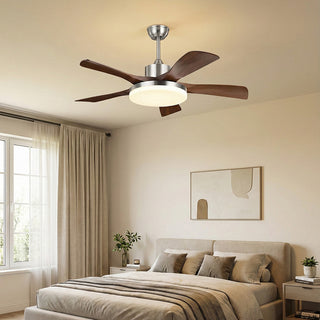 Nordic Style Lunet Ceiling Fan Light