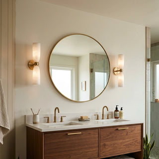 Odile Alabaster Cone Wall Sconce
