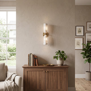 Odile Alabaster Cone Wall Sconce