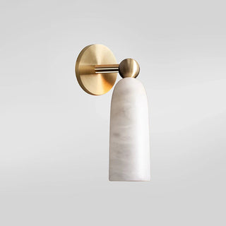 Odile Alabaster Cone Wall Sconce