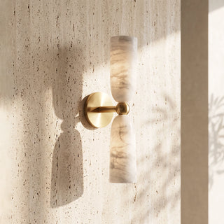Odile Alabaster Cone Wall Sconce