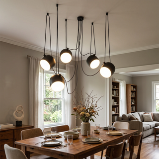 Onda Adjustable Cable Cluster Chandelier