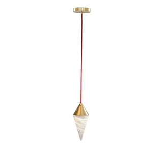 Ondine Faceted Alabaster Drop Chandelier