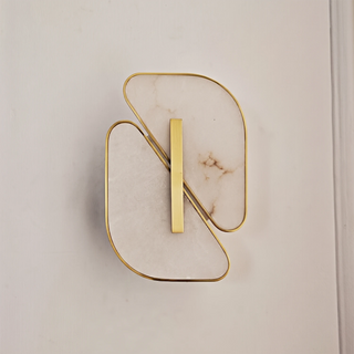 Solveig Overlapping Alabaster Wall Sconce