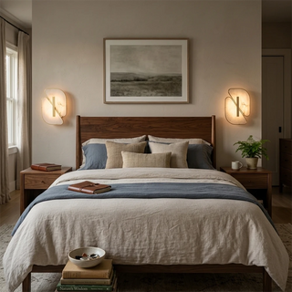 Solveig Overlapping Alabaster Wall Sconce