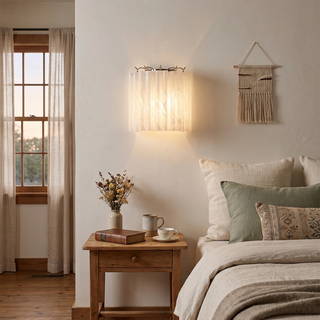 Ondine Tiered Glass Tube Wall Sconce