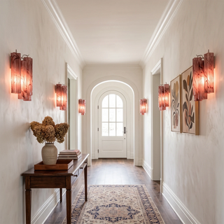 Ondine Tiered Glass Tube Wall Sconce