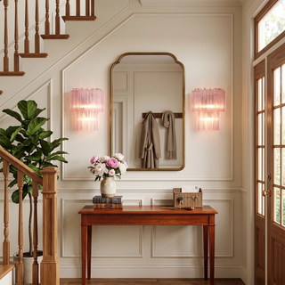 Ondine Tiered Glass Tube Wall Sconce