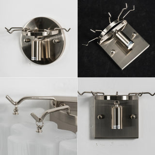 Ondine Tiered Glass Tube Wall Sconce