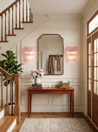 Ondine Tiered Glass Tube Wall Sconce