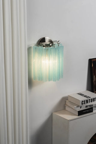 Ondine Tiered Glass Tube Wall Sconce