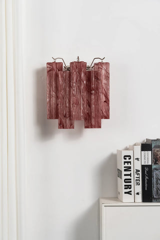Ondine Tiered Glass Tube Wall Sconce