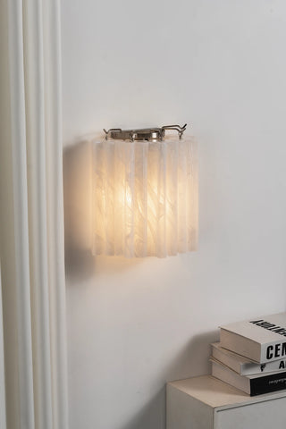 Ondine Tiered Glass Tube Wall Sconce