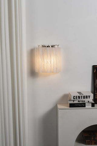 Ondine Tiered Glass Tube Wall Sconce