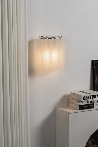 Ondine Tiered Glass Tube Wall Sconce