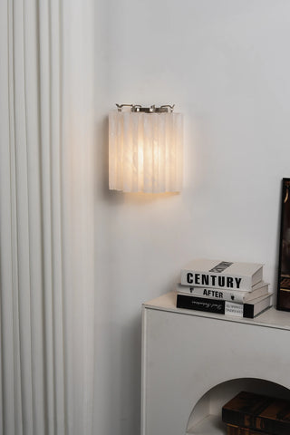 Ondine Tiered Glass Tube Wall Sconce