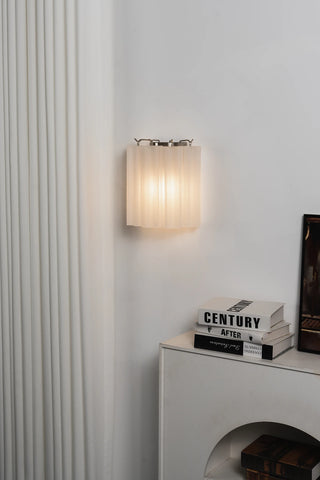 Ondine Tiered Glass Tube Wall Sconce