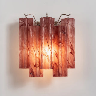 Ondine Tiered Glass Tube Wall Sconce