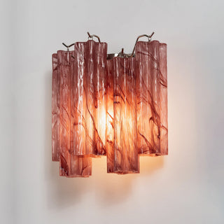 Ondine Tiered Glass Tube Wall Sconce
