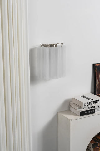 Ondine Tiered Glass Tube Wall Sconce