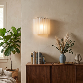 Ondine Tiered Glass Tube Wall Sconce