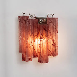 Ondine Tiered Glass Tube Wall Sconce
