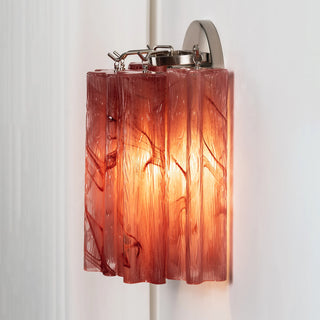 Ondine Tiered Glass Tube Wall Sconce